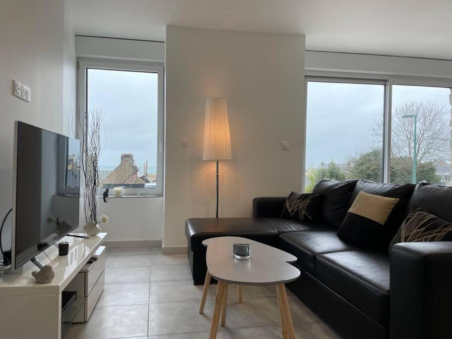 Maison Vue Mer Chez Aline Digosville Exteriér fotografie